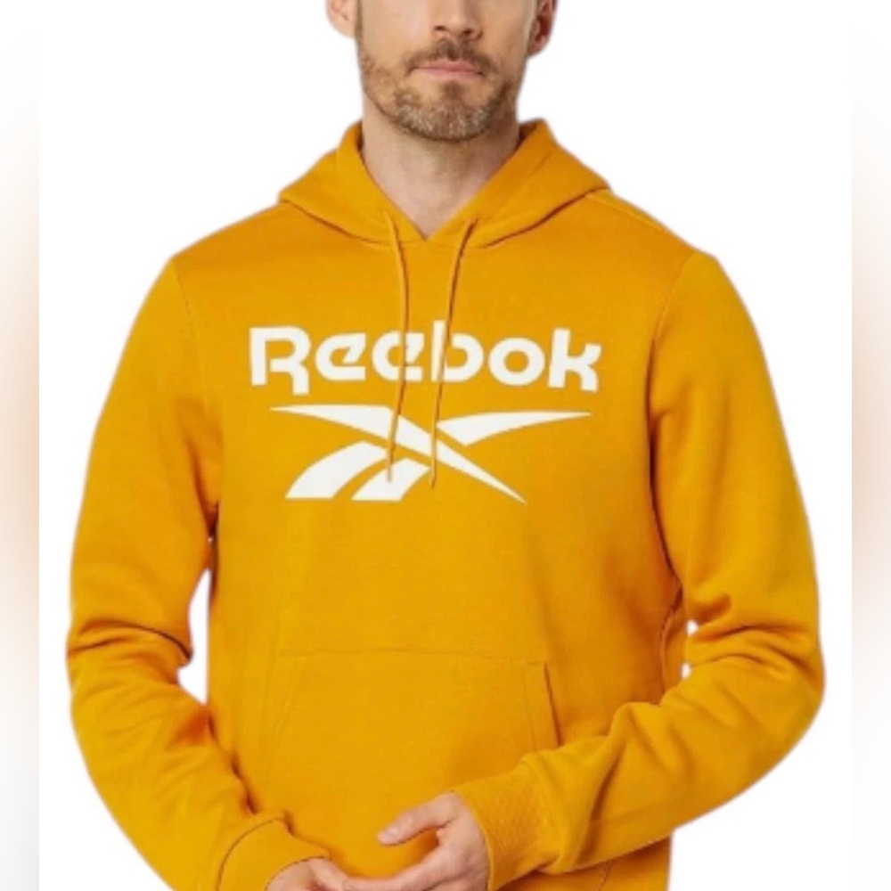 Reebok Men's Mustard Hoodie